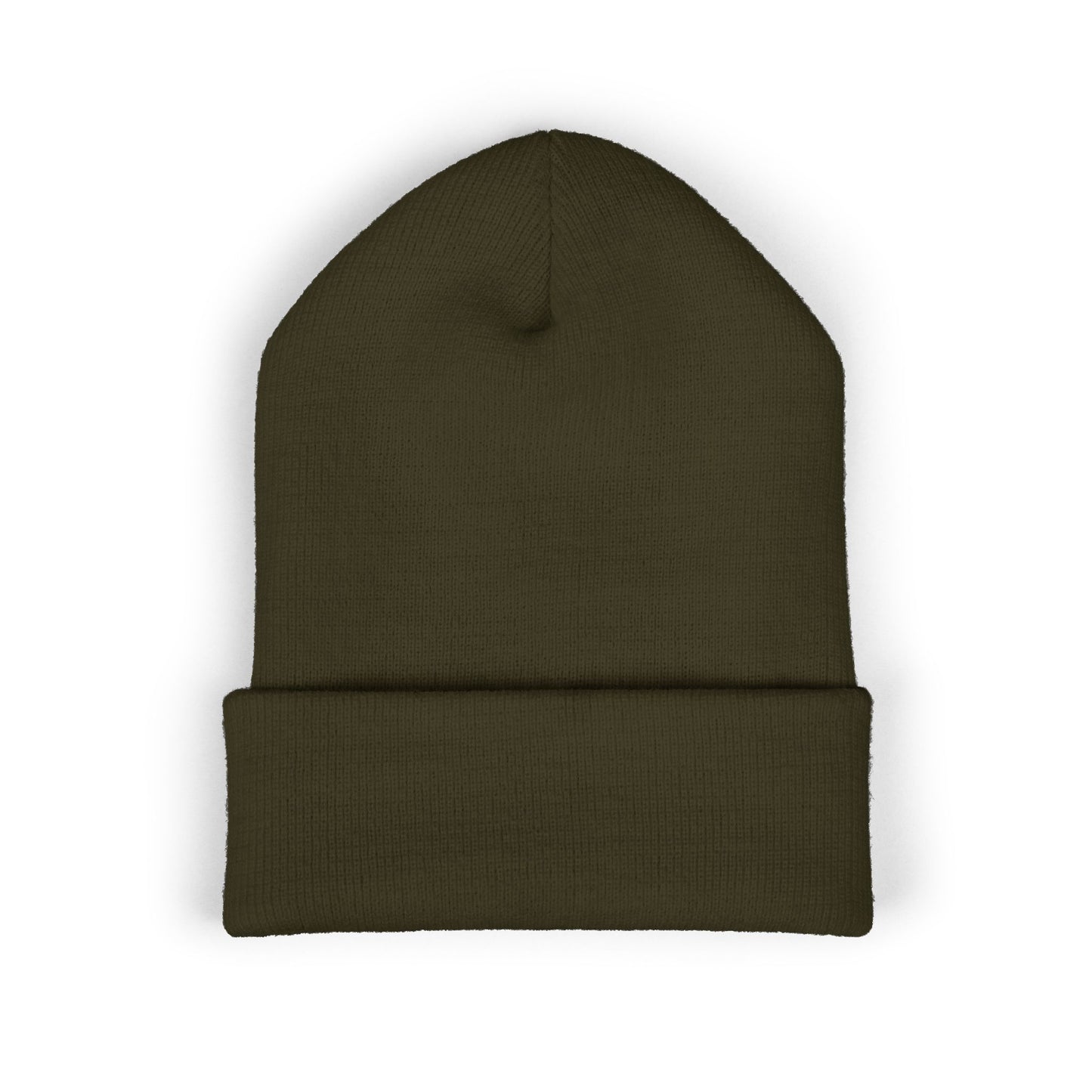Classic Cuffed Beanie with Embroidered Logo - Cozy Winter Accessory