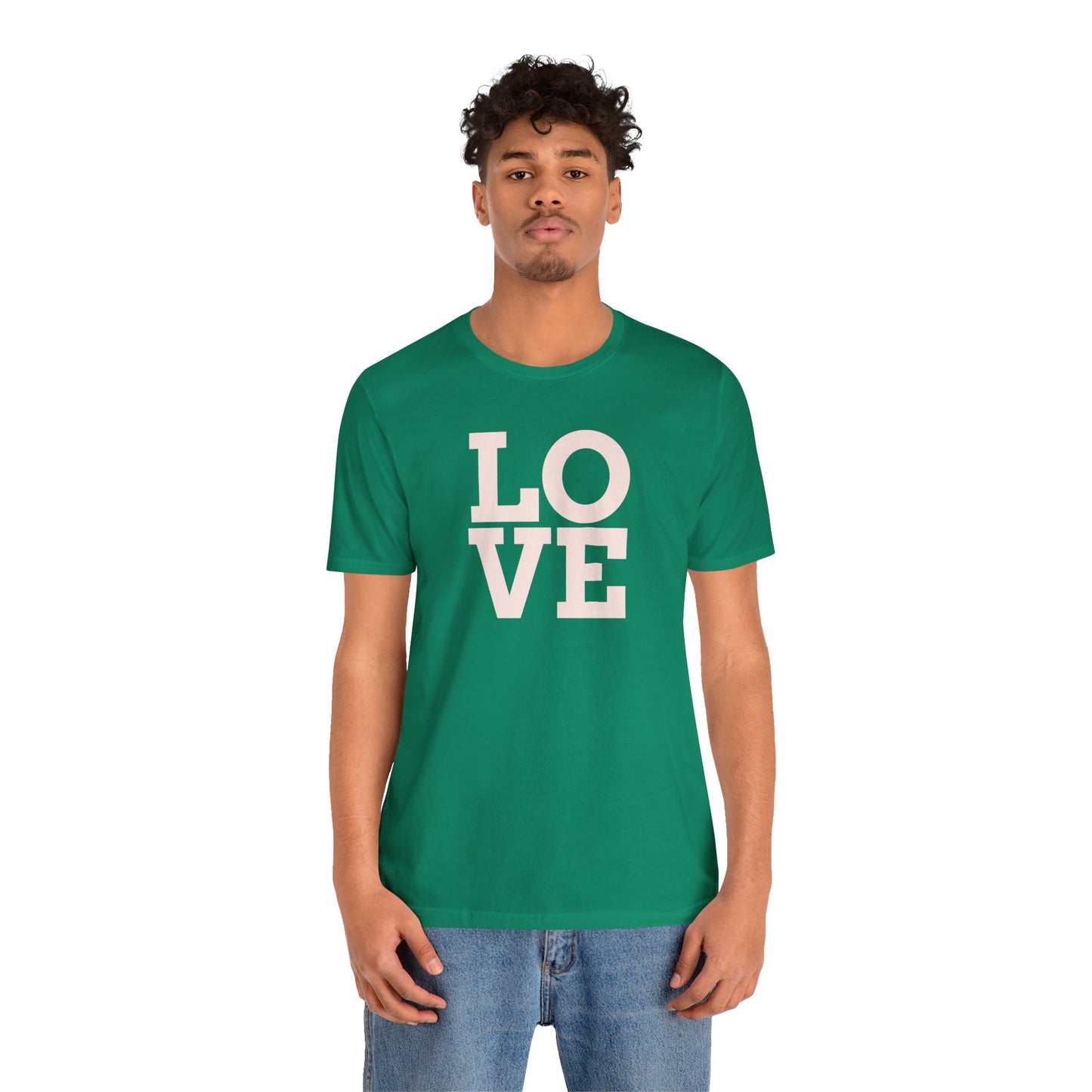 Unisex Jersey Short Sleeve-LOVE