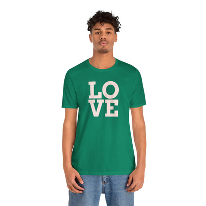 Unisex Jersey Short Sleeve-LOVE