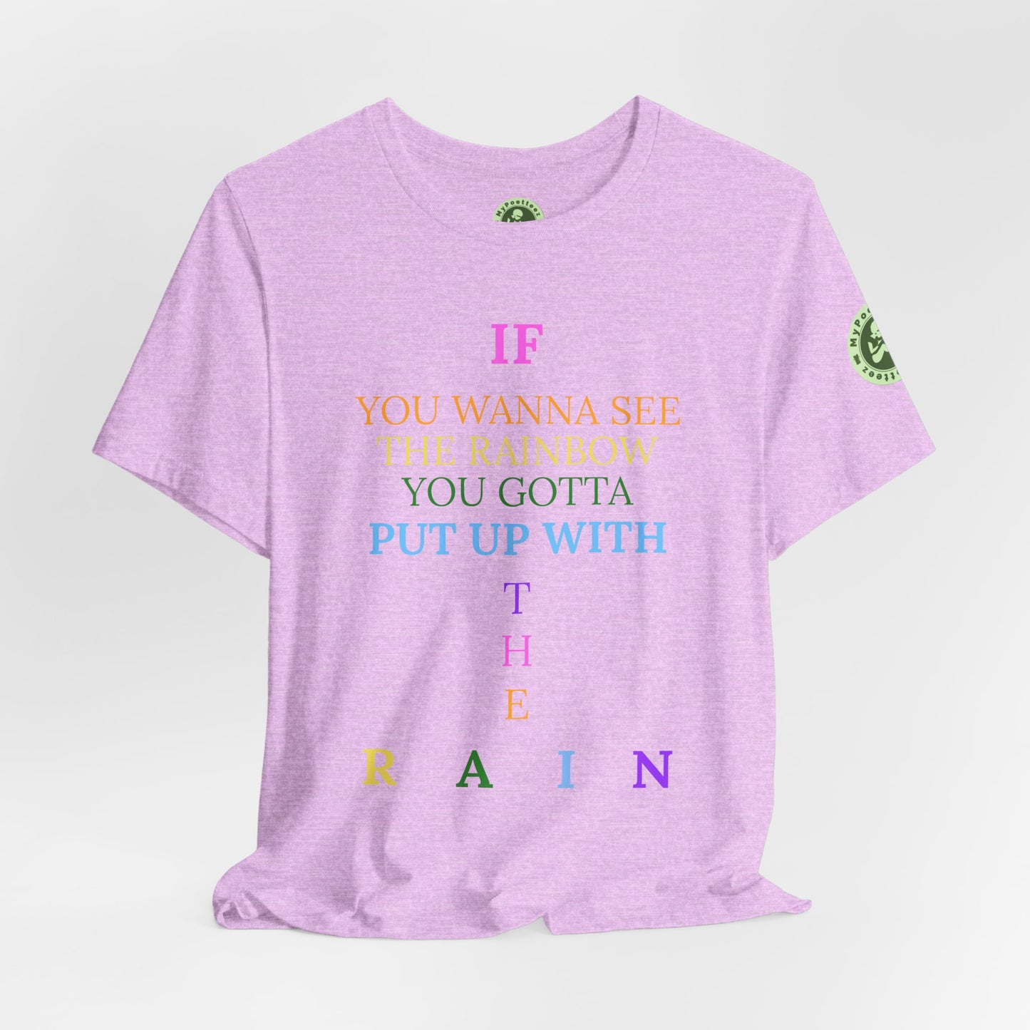 Graphic Tee —"RAINBOW" Inspirational Shirt 1