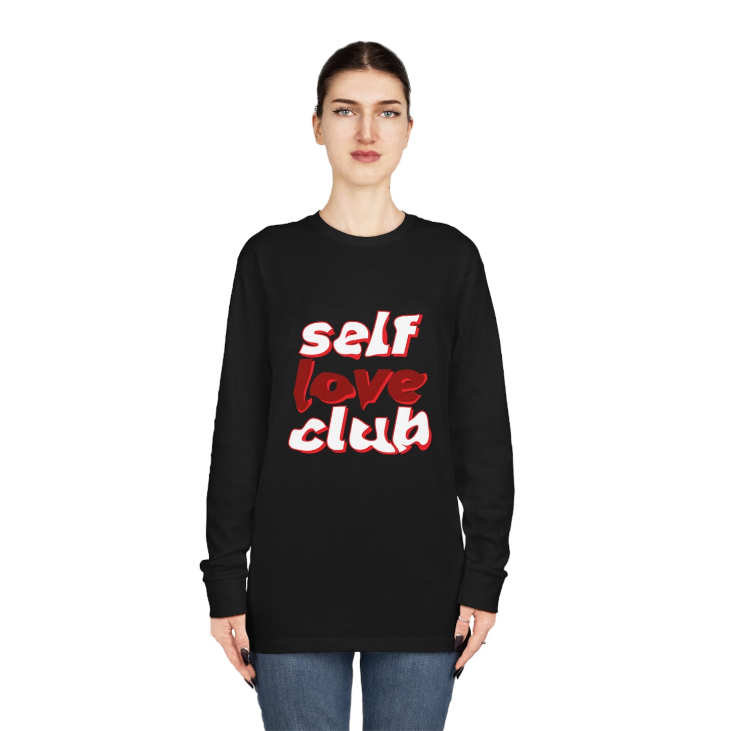 Women's Long Sleeve Crewneck-Self Love Club