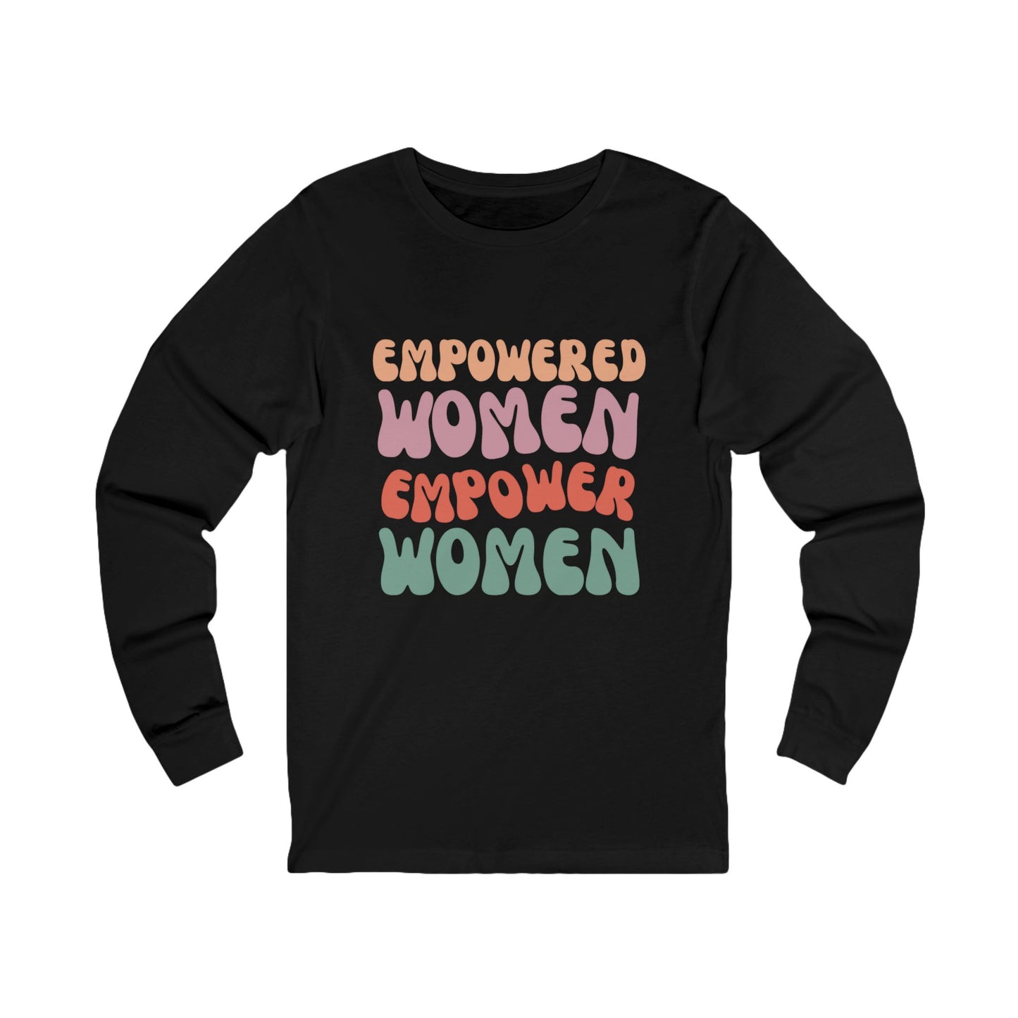 Unisex Jersey Long Sleeve Tee-Empowered Women Empower Women
