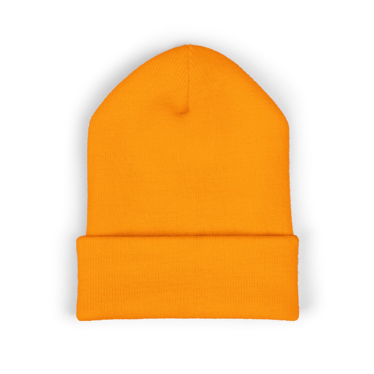 Classic Cuffed Beanie with Embroidered Logo - Cozy Winter Accessory