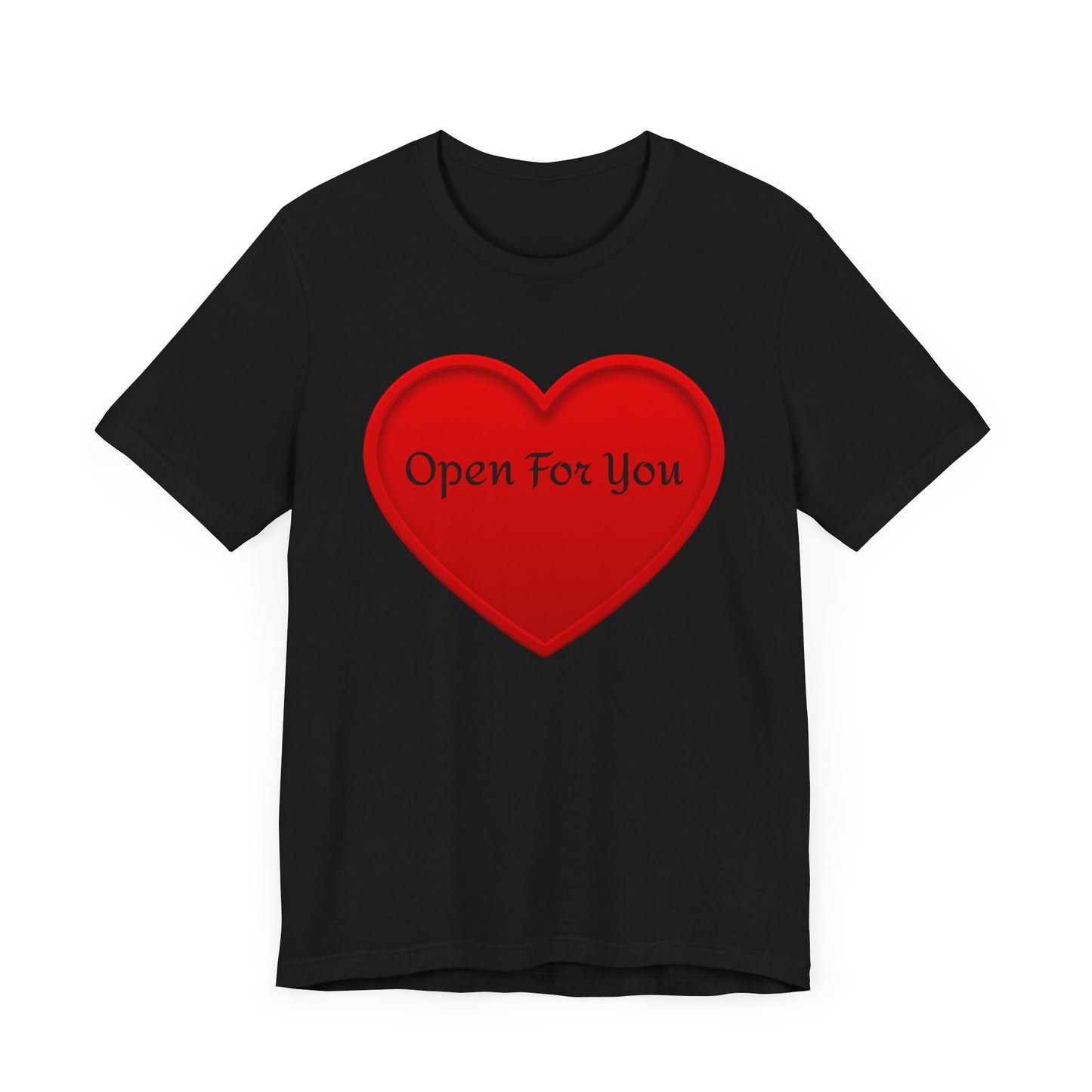 Unisex Jersey Short Sleeve-Open For You-HEART