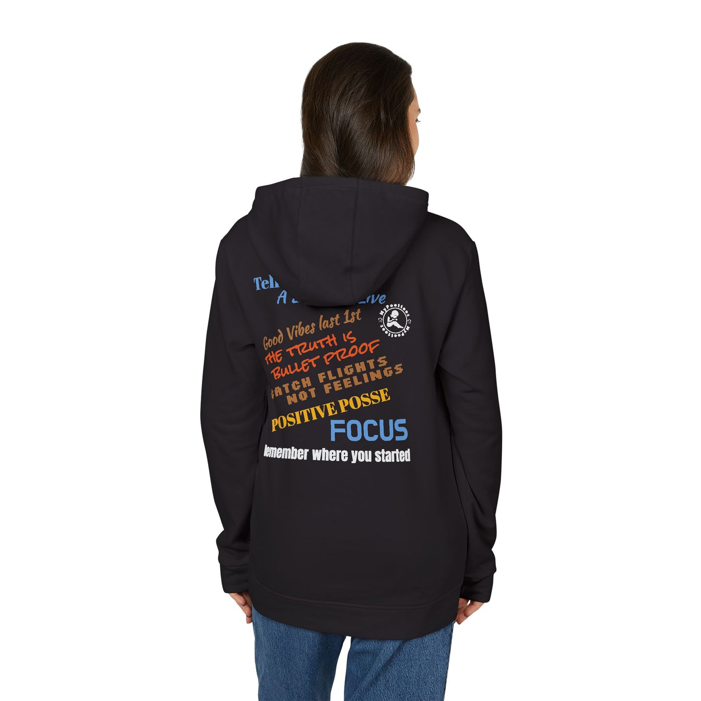 adidas Unisex Fleece Hoodie-Inclusive w/Back Print
