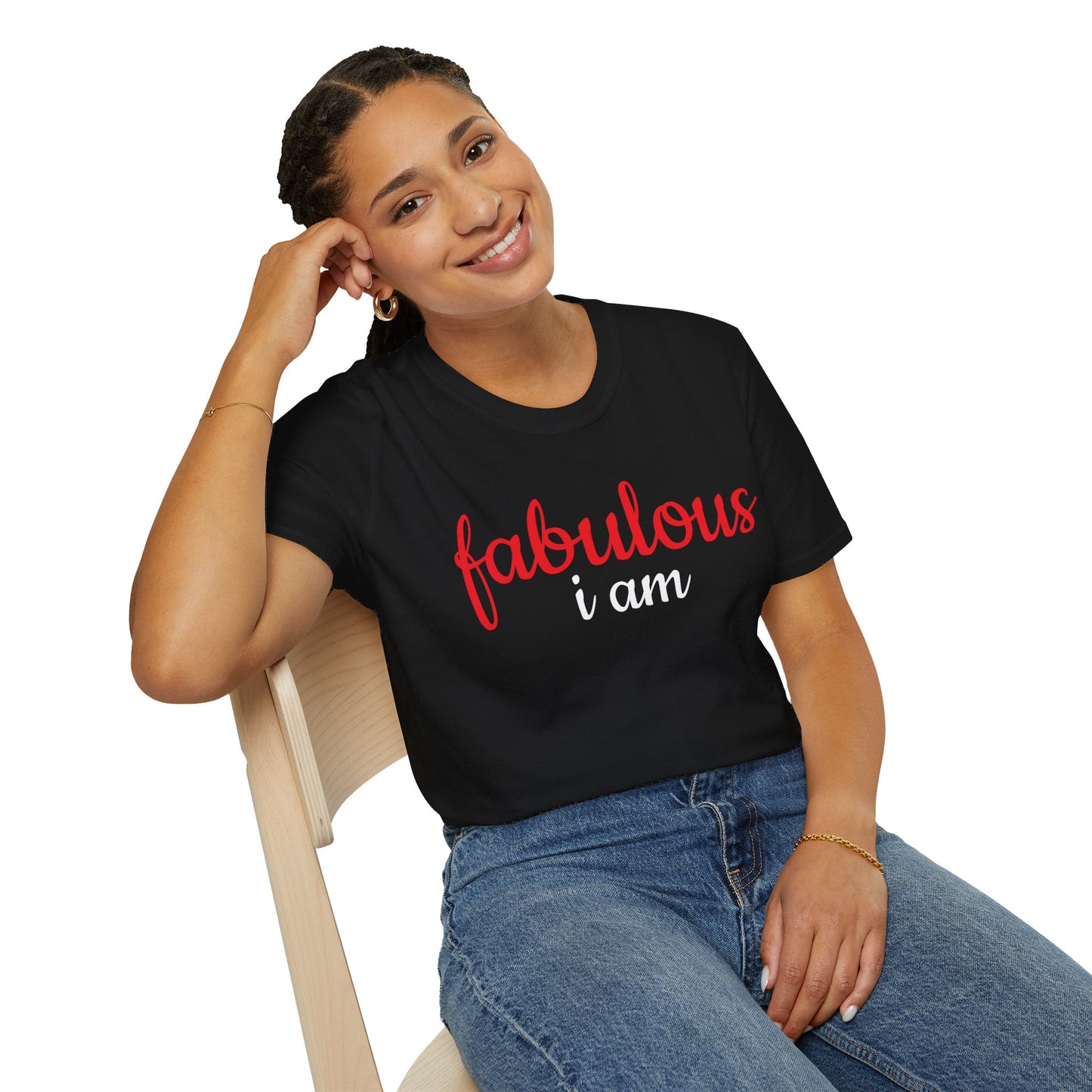 Unisex Softstyle Short Sleeve-fabulous i am