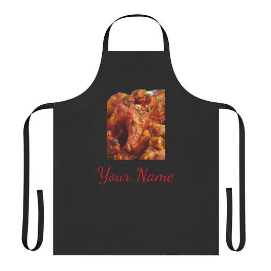 Apron, 5-Color Straps (AOP) Your Name-Your Picture