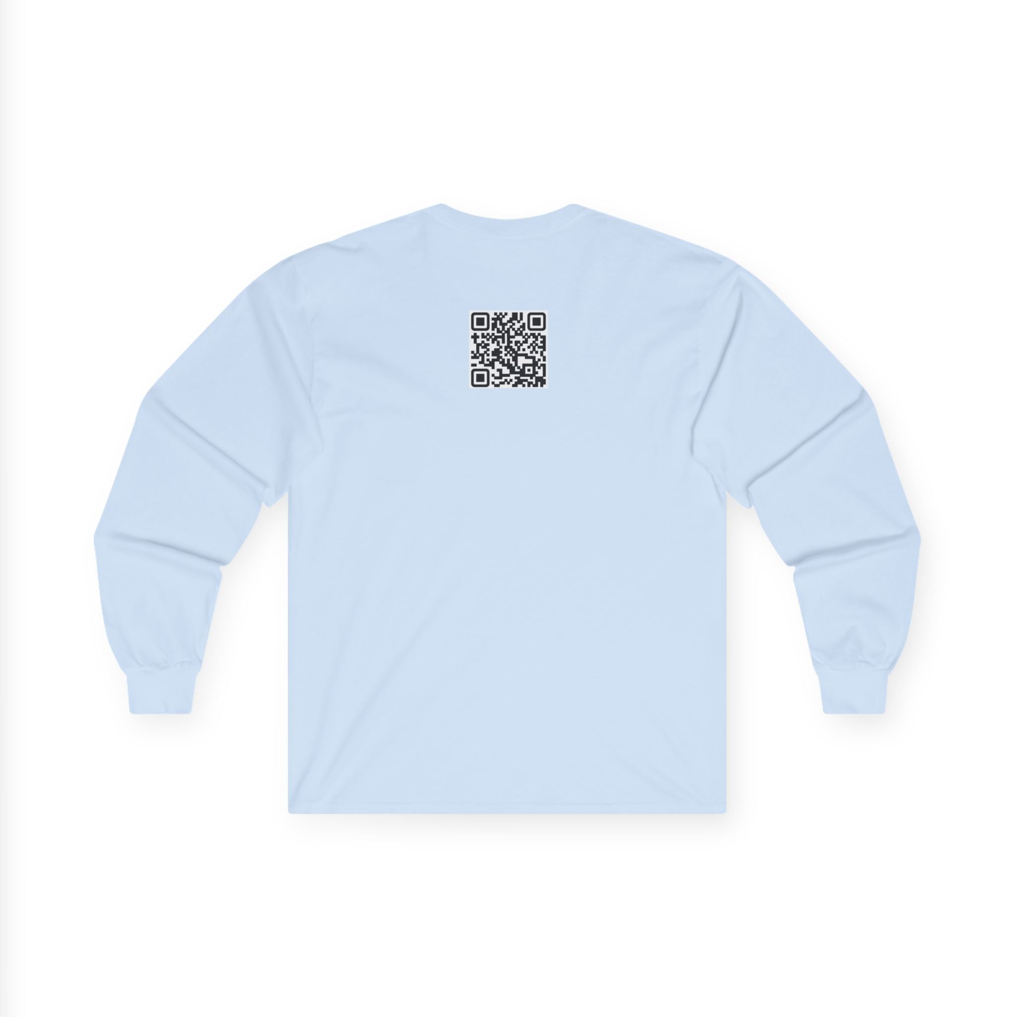 Unisex Ultra Cotton Long Sleeve-Logo & QR Code