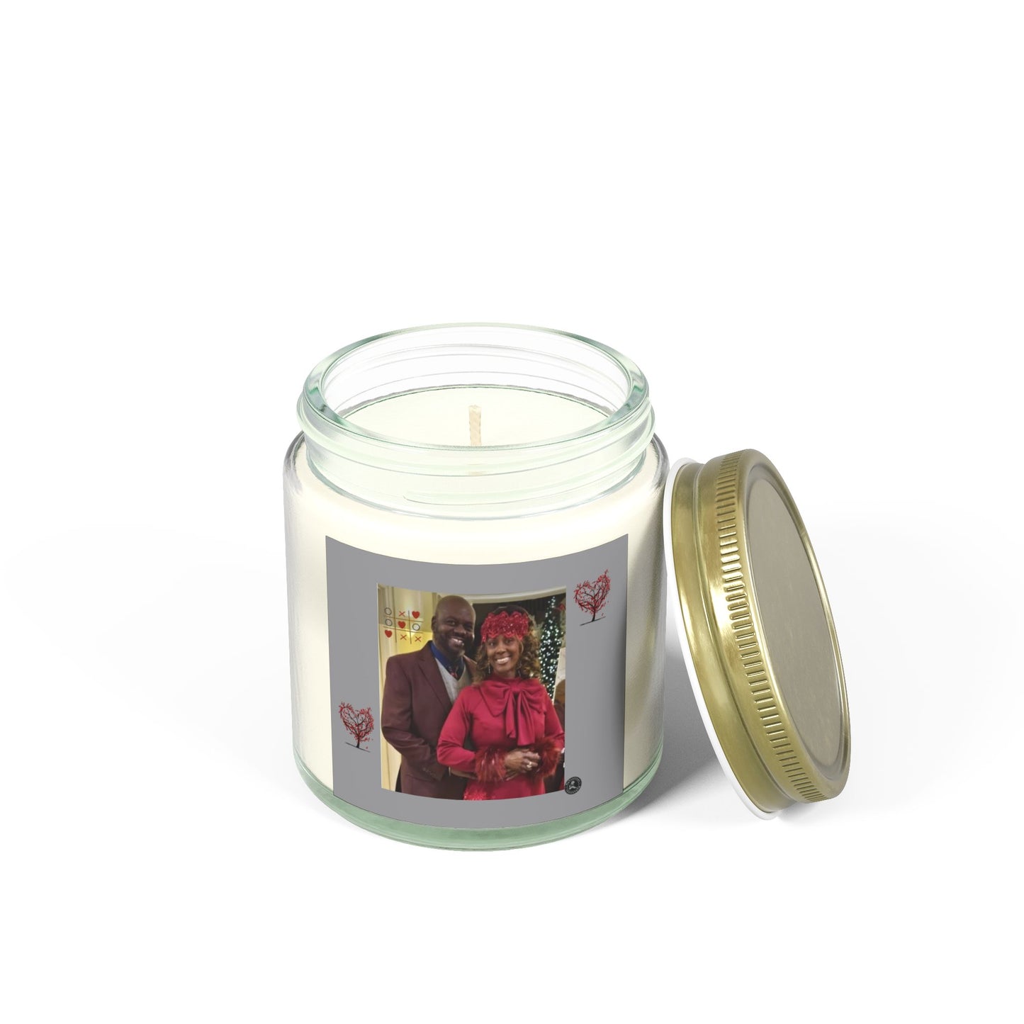 Scented Candles, Coconut Apricot Wax (4oz, 9oz)-CLEMON CANDLE