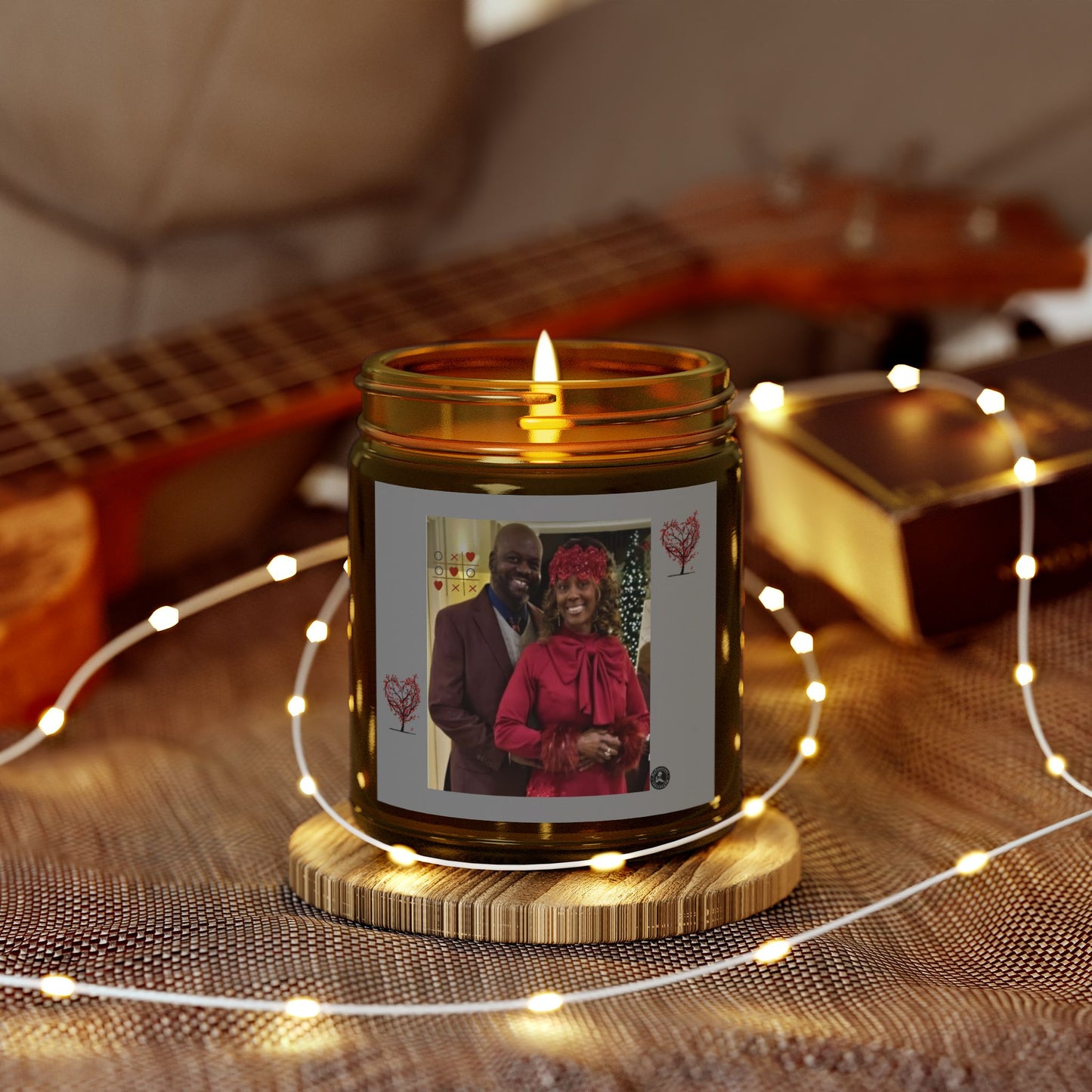 Scented Candles, Coconut Apricot Wax (4oz, 9oz)-CLEMON CANDLE