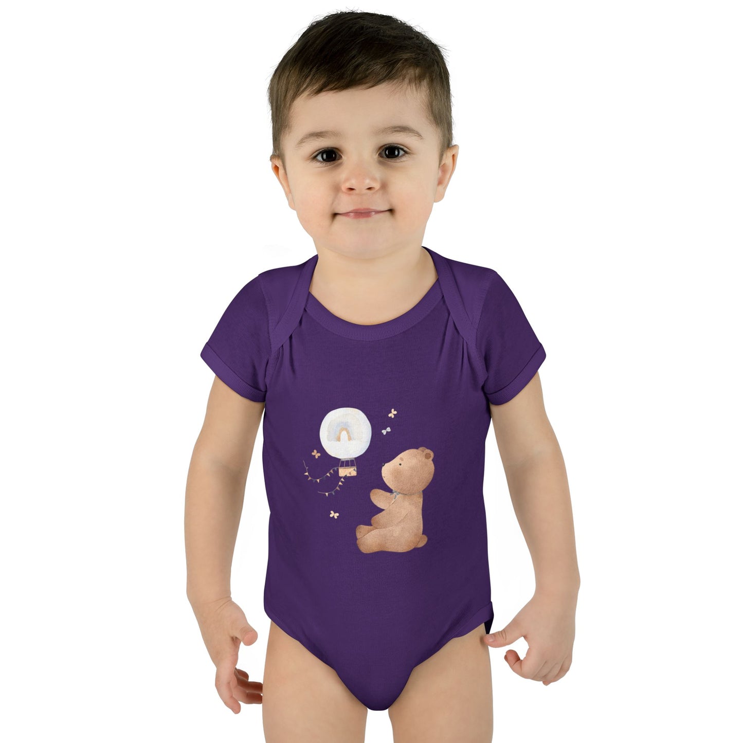 Infant Baby Rib Bodysuit-Bear Bear