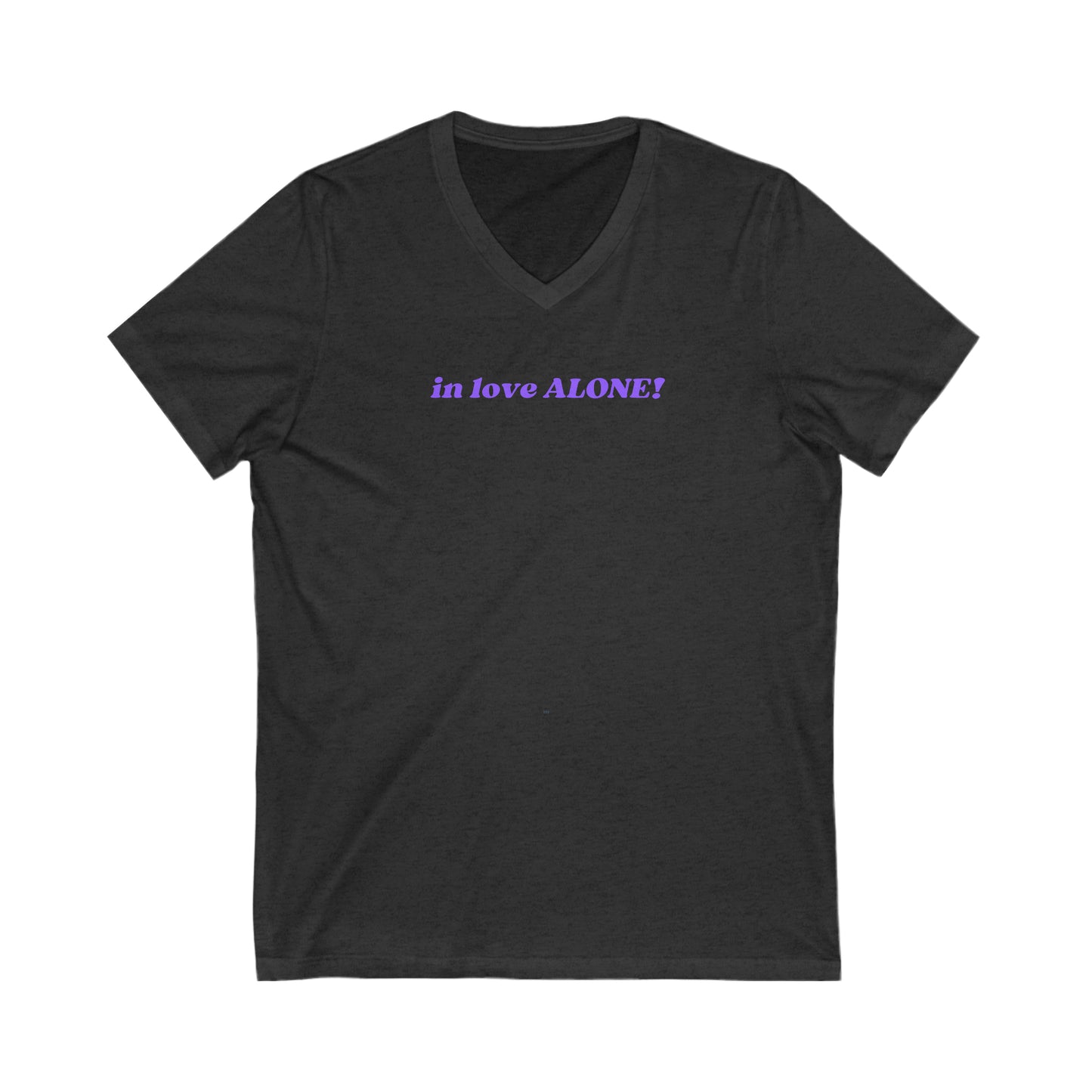 Unisex Jersey Short Sleeve V-Neck Tee-In Love Alone