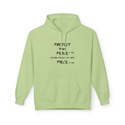 Unisex Midweight Softstyle Fleece Hoodie-PROTECT YOUR PEACE