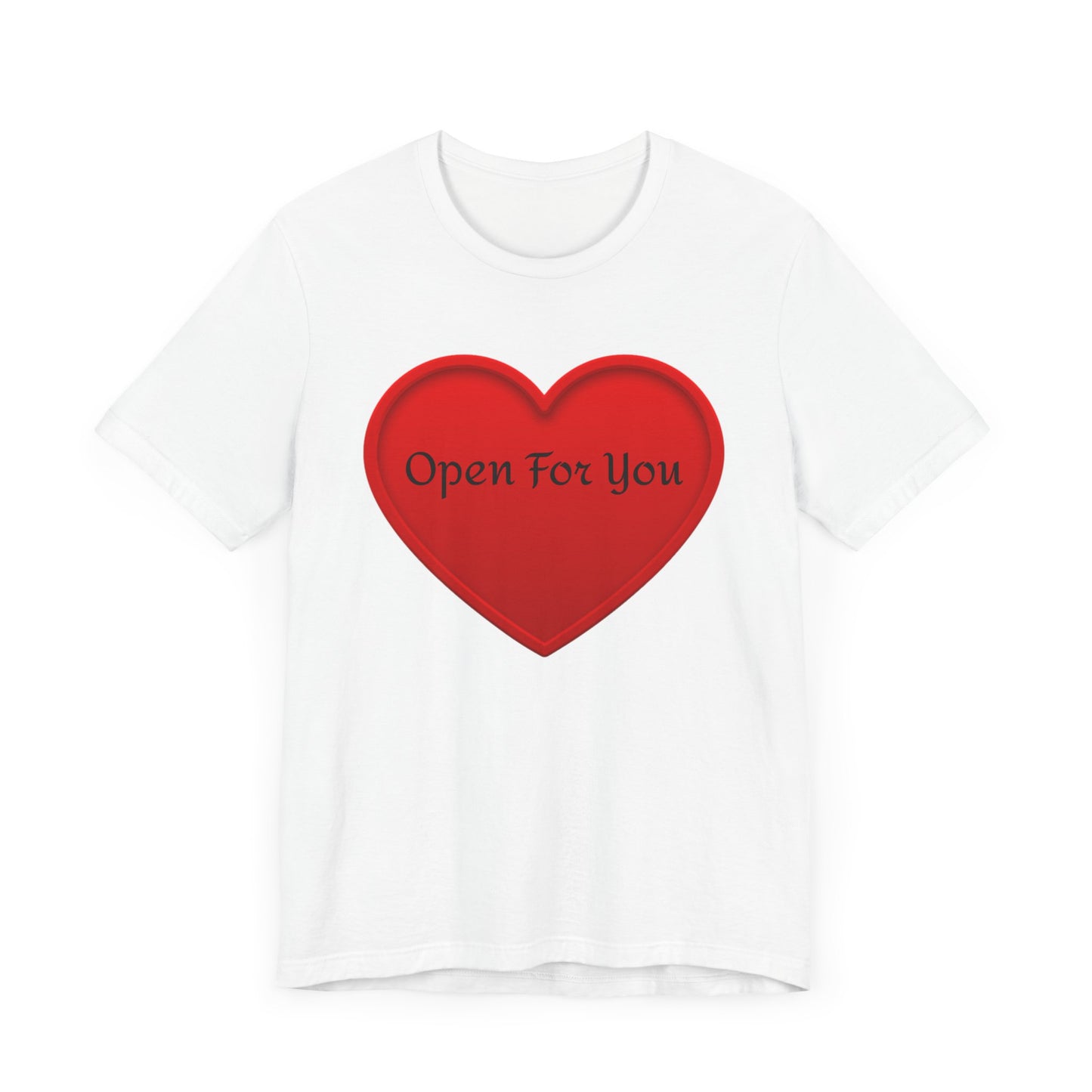 Unisex Jersey Short Sleeve-Open For You-HEART