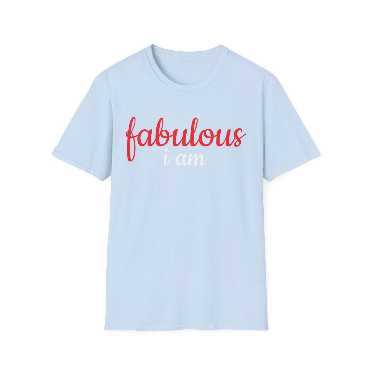 Unisex Softstyle Short Sleeve-fabulous i am