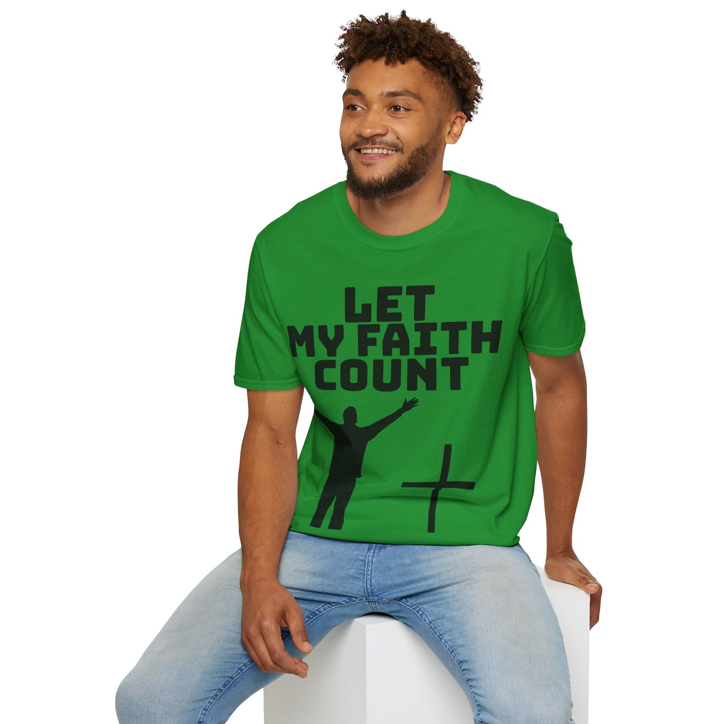 Unisex Softstyle Short Sleeve-Let My Faith Count