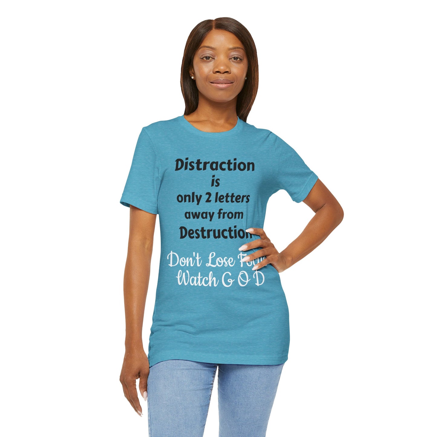 Unisex Jersey Short Sleeve-Distraction-Destruction