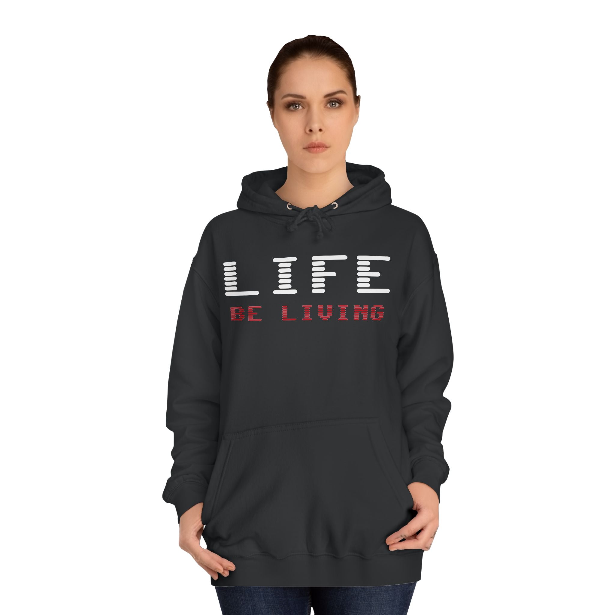 Unisex College Hoodie-LIFE BE LIVING