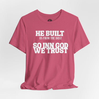 Unisex Jersey Short-Sleeve-INN GOD WE TRUST