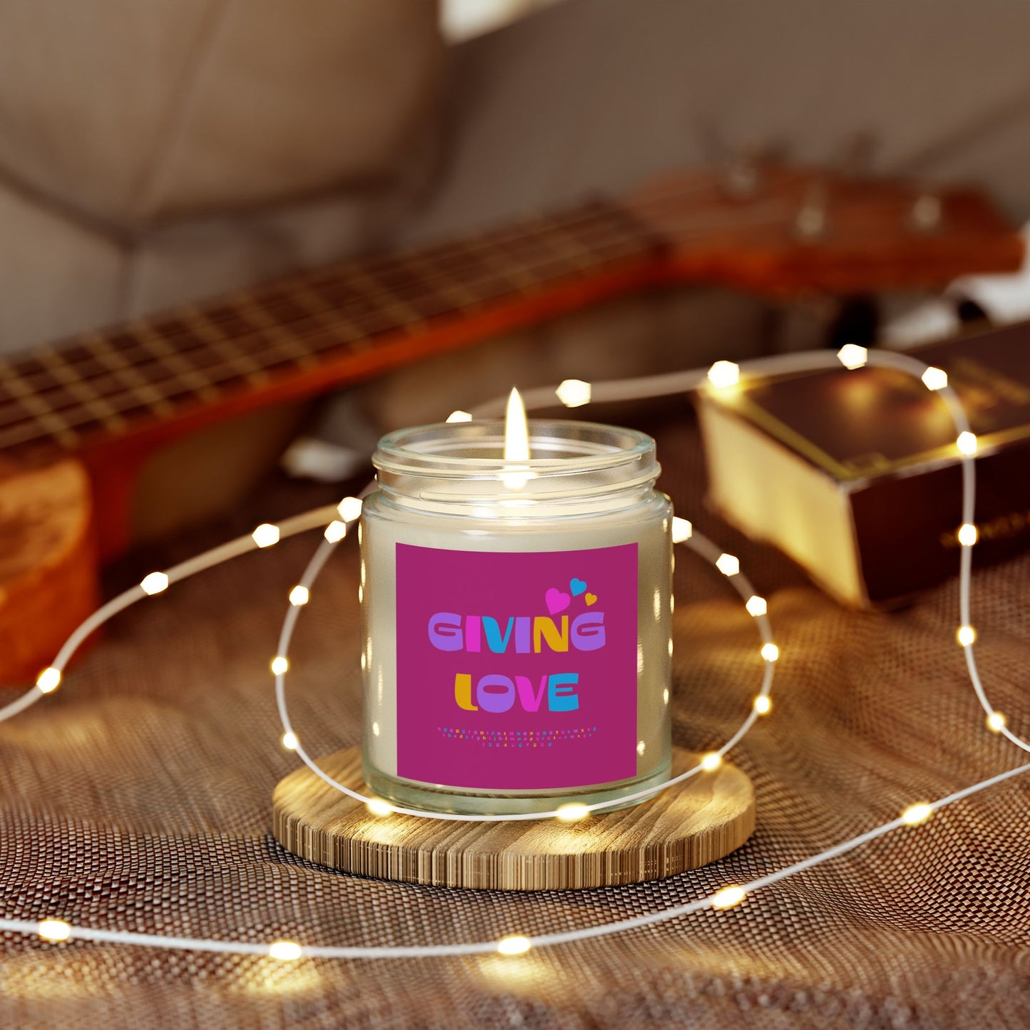 Scented Candles, Coconut Apricot Wax (4oz, 9oz)-GIVING LOVE