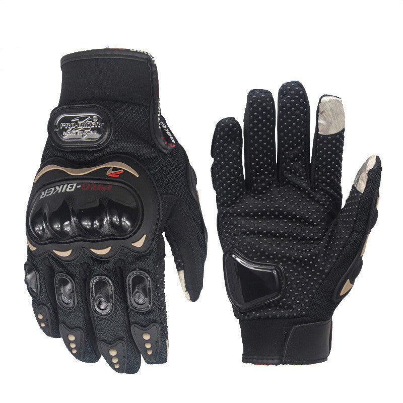 Touch Screen Outdoor Motorcycle Full Finger Windproof Gloves