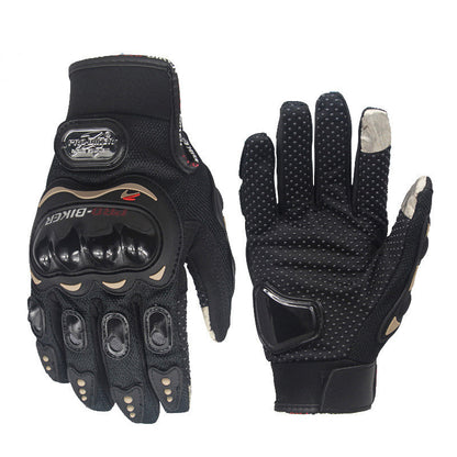 Touch Screen Outdoor Motorcycle Full Finger Windproof Gloves