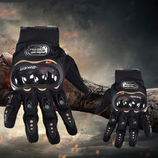 Touch Screen Outdoor Motorcycle Full Finger Windproof Gloves